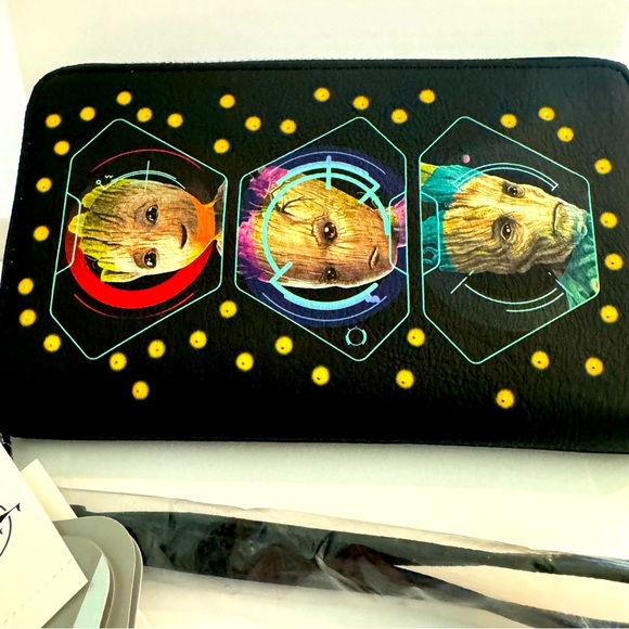 NWT. Disney Parks Marvel Guardians of Galaxy - I Am Groot Phone Case Wallet - Picture 2 of 13